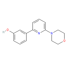 2D structure of the orthosteric ligand