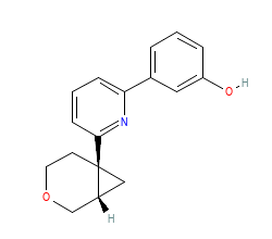 2D structure of the orthosteric ligand