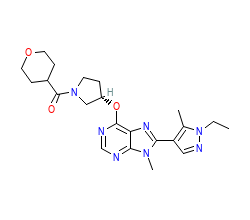 2D structure of the orthosteric ligand
