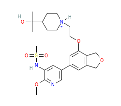 2D structure of the orthosteric ligand