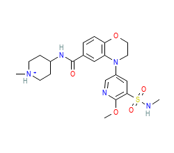 2D structure of the orthosteric ligand