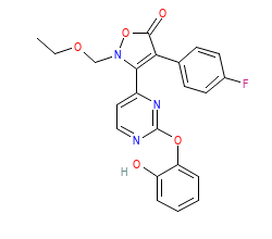 2D structure of the orthosteric ligand