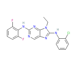 2D structure of the orthosteric ligand