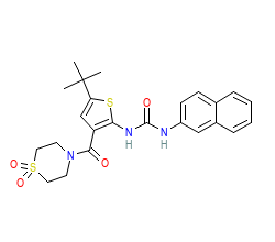 2D structure of the orthosteric ligand