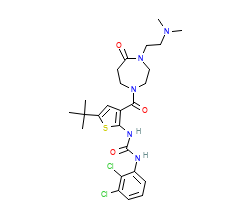 2D structure of the orthosteric ligand