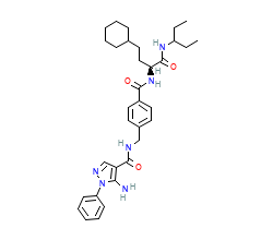 2D structure of the orthosteric ligand