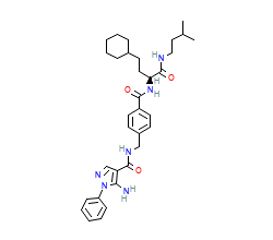 2D structure of the orthosteric ligand