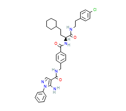 2D structure of the orthosteric ligand