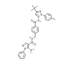 2D structure of the orthosteric ligand