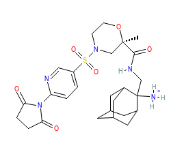 2D structure of the allostericligand