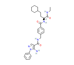 2D structure of the orthosteric ligand