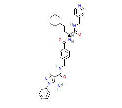 2D structure of the orthosteric ligand