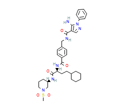 2D structure of the orthosteric ligand