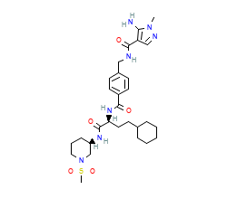 2D structure of the orthosteric ligand